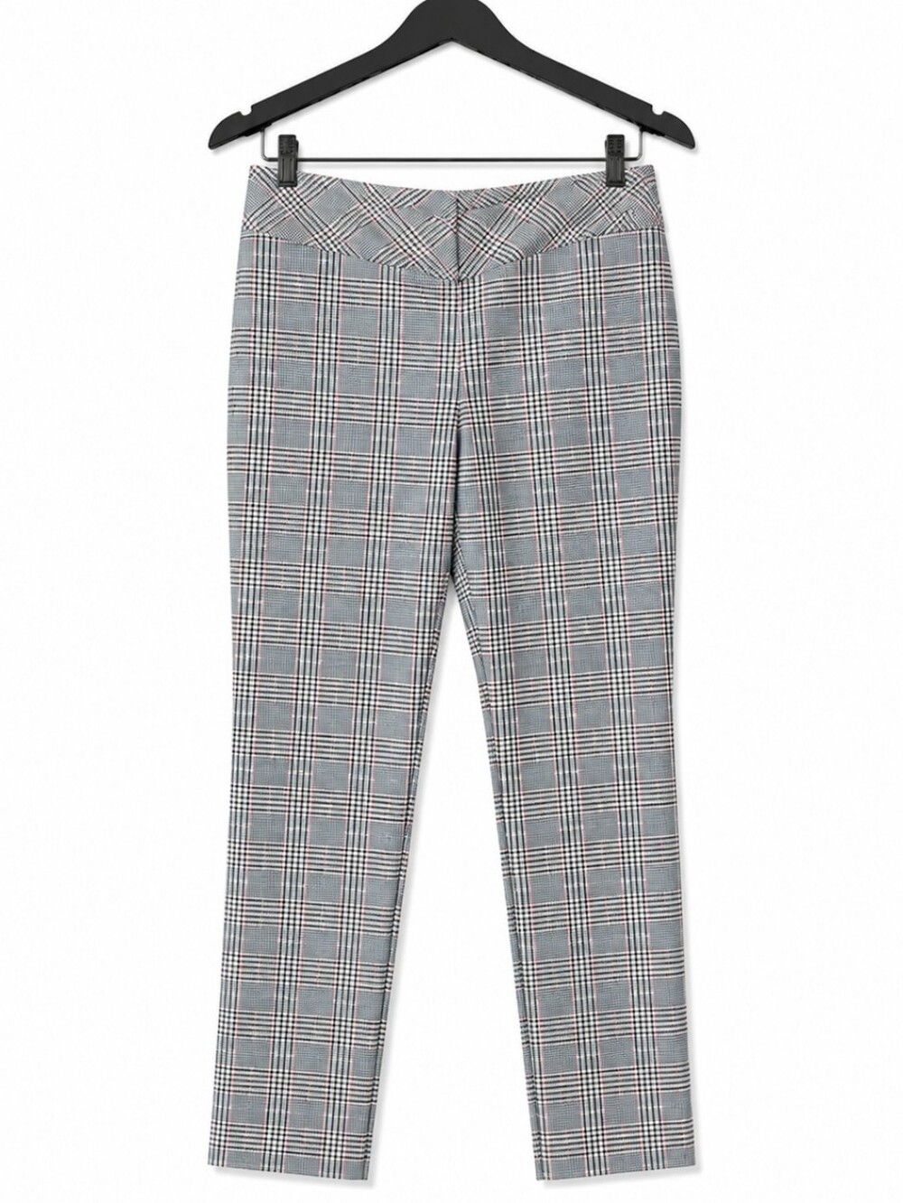 Jules & Leopold Blue Plaid Spandex Blend Stretch Pullon Pants Sz Med